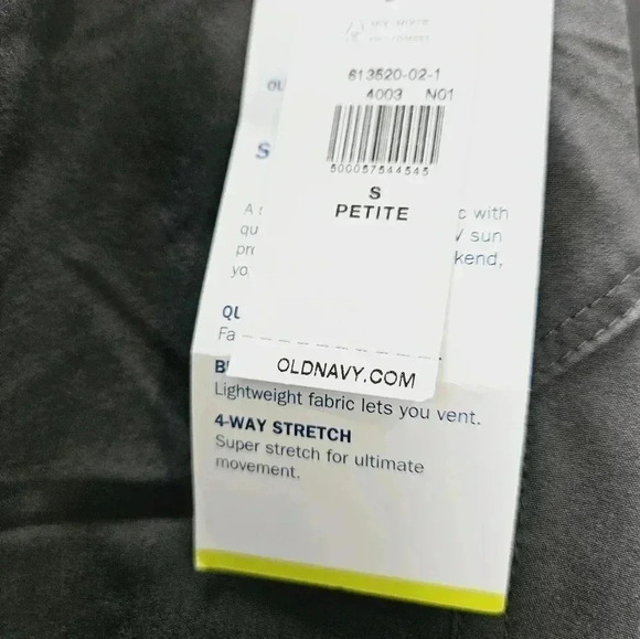 Old Navy StretchTech Petite Cargo Pants Charcoal Gray - Picture 6 of 8